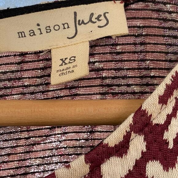 Maison Jules 3/4 Sleeve Leopard Print Dress - Picture 13 of 15